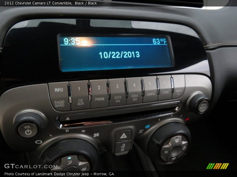 Black / Black 2012 Chevrolet Camaro LT Convertible