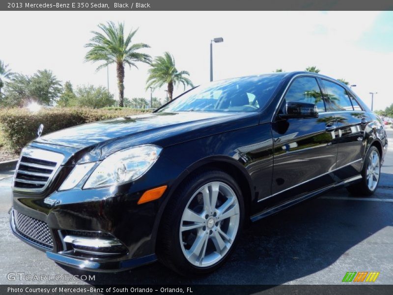 Black / Black 2013 Mercedes-Benz E 350 Sedan