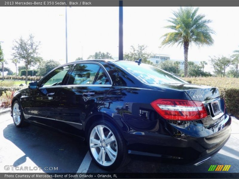 Black / Black 2013 Mercedes-Benz E 350 Sedan