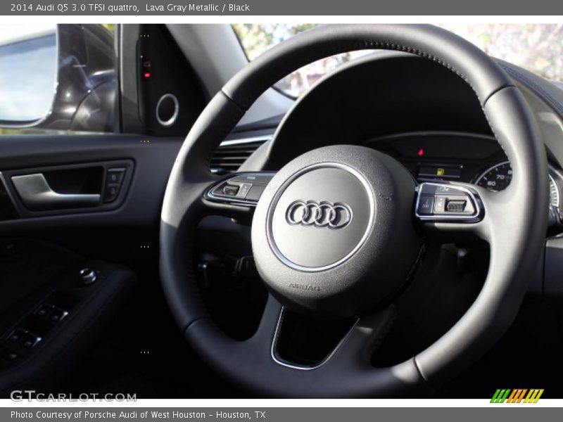Lava Gray Metallic / Black 2014 Audi Q5 3.0 TFSI quattro