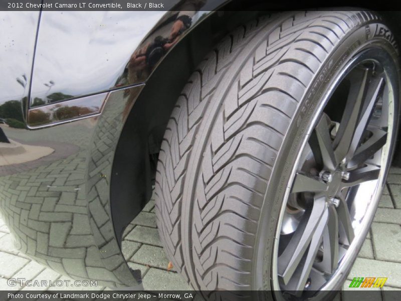 Custom Wheels of 2012 Camaro LT Convertible