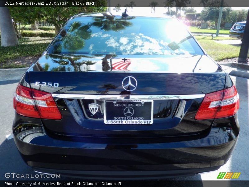 Black / Black 2013 Mercedes-Benz E 350 Sedan