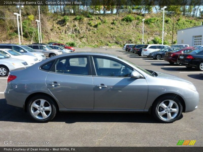 Carbon Gray Mist / Black 2010 Hyundai Elantra GLS