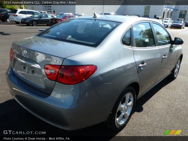 Carbon Gray Mist / Black 2010 Hyundai Elantra GLS