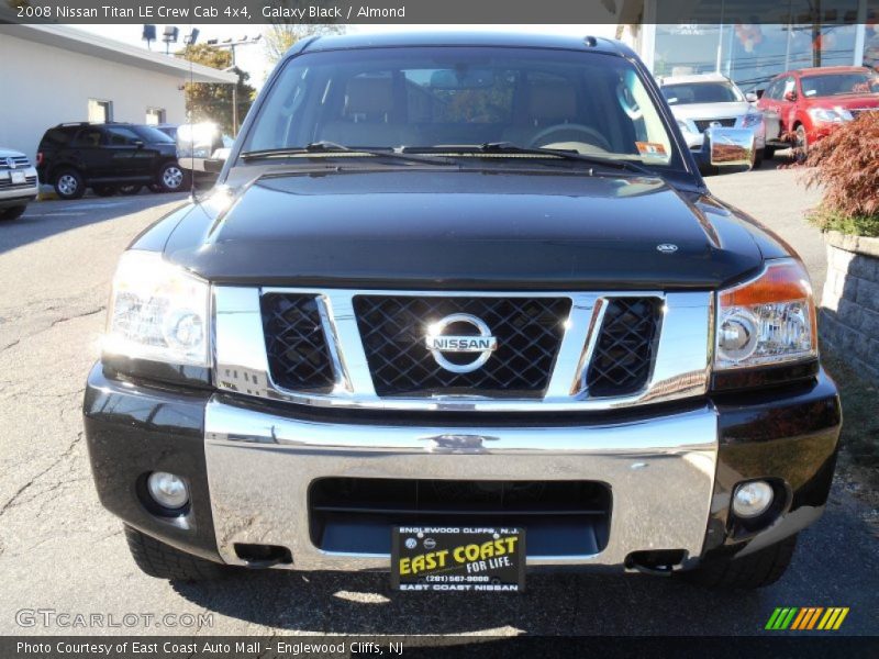 Galaxy Black / Almond 2008 Nissan Titan LE Crew Cab 4x4