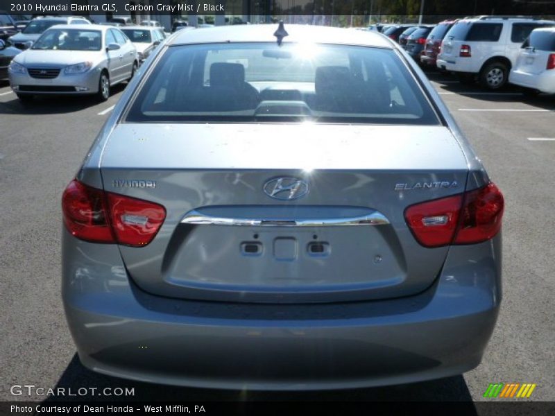Carbon Gray Mist / Black 2010 Hyundai Elantra GLS