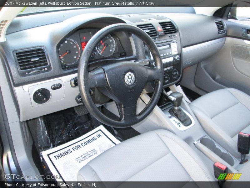 Platinum Grey Metallic / Art Gray 2007 Volkswagen Jetta Wolfsburg Edition Sedan