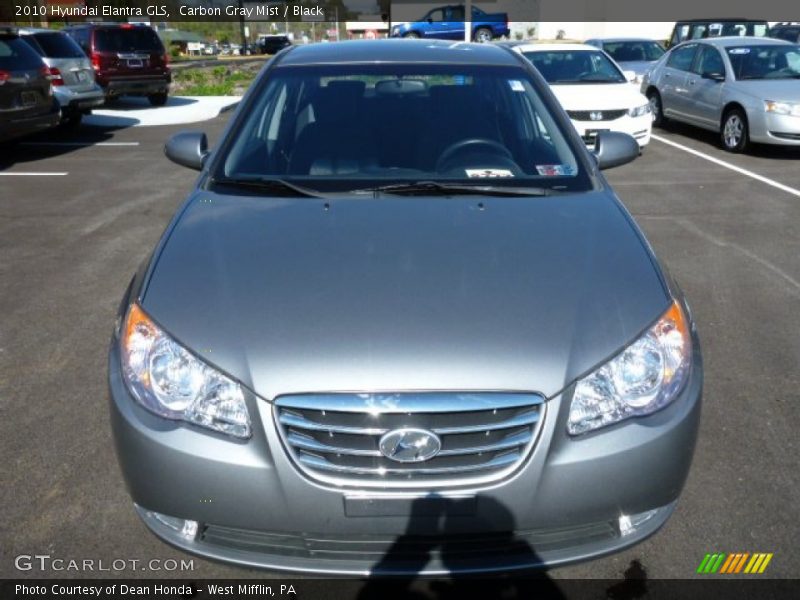 Carbon Gray Mist / Black 2010 Hyundai Elantra GLS