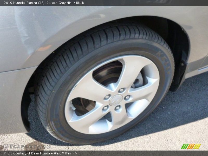 Carbon Gray Mist / Black 2010 Hyundai Elantra GLS