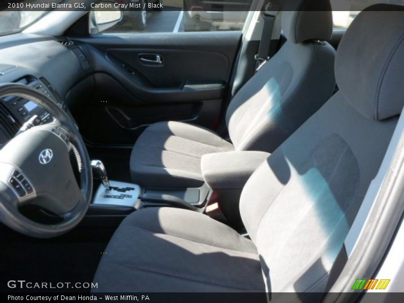 Carbon Gray Mist / Black 2010 Hyundai Elantra GLS