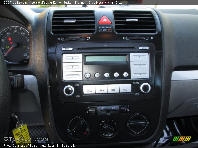 Platinum Grey Metallic / Art Gray 2007 Volkswagen Jetta Wolfsburg Edition Sedan