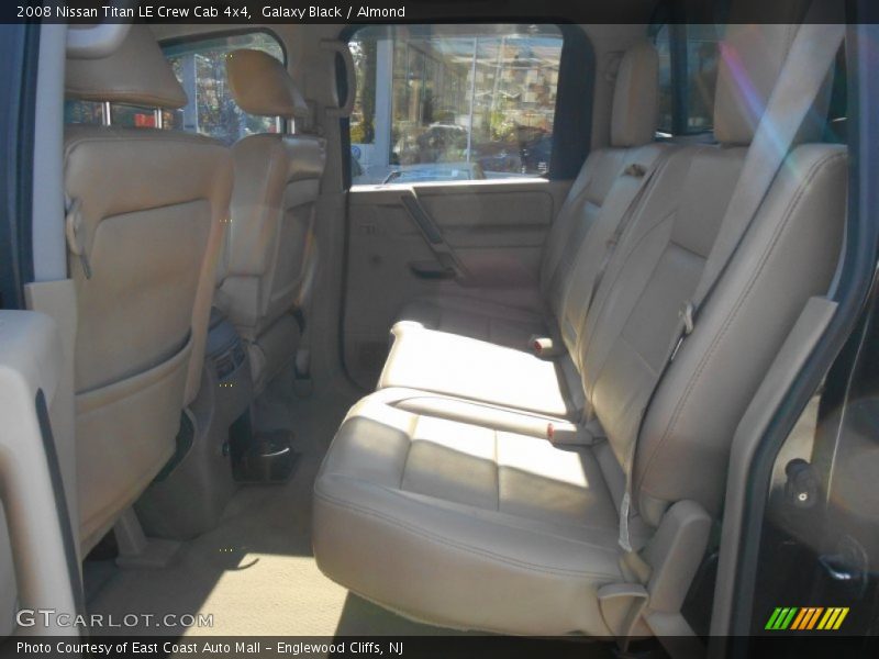 Galaxy Black / Almond 2008 Nissan Titan LE Crew Cab 4x4