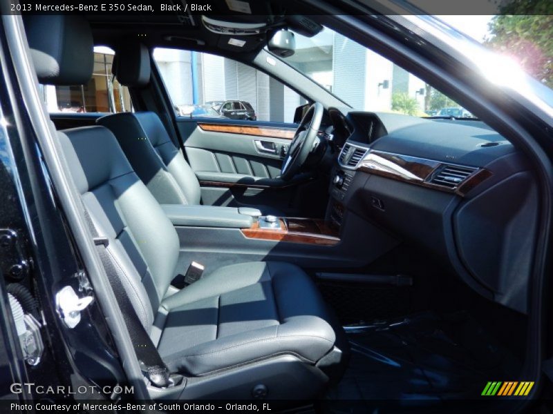 Black / Black 2013 Mercedes-Benz E 350 Sedan