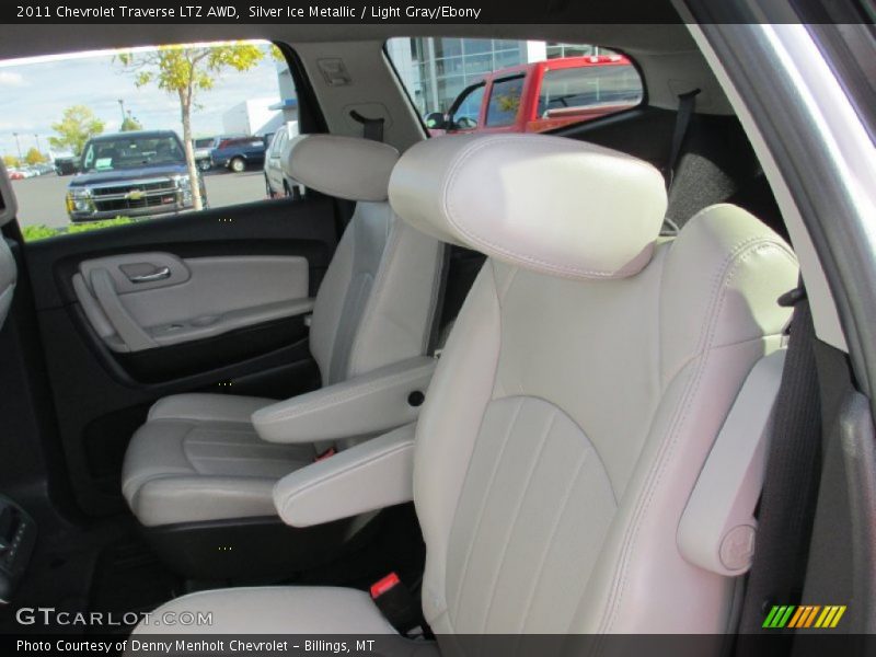 Silver Ice Metallic / Light Gray/Ebony 2011 Chevrolet Traverse LTZ AWD