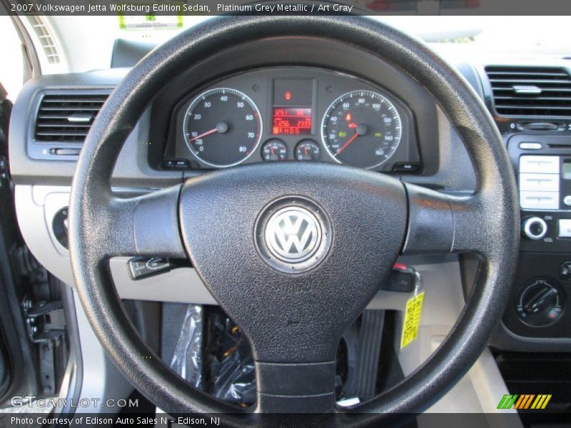 Platinum Grey Metallic / Art Gray 2007 Volkswagen Jetta Wolfsburg Edition Sedan