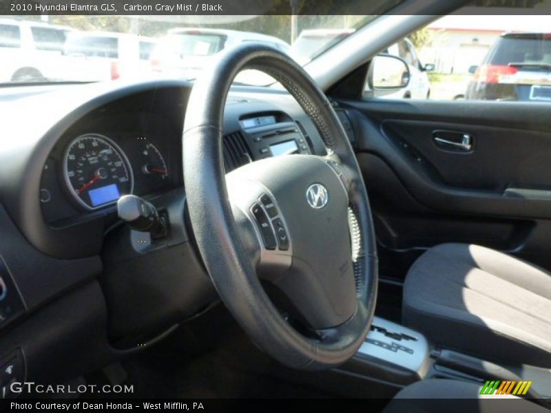 Carbon Gray Mist / Black 2010 Hyundai Elantra GLS