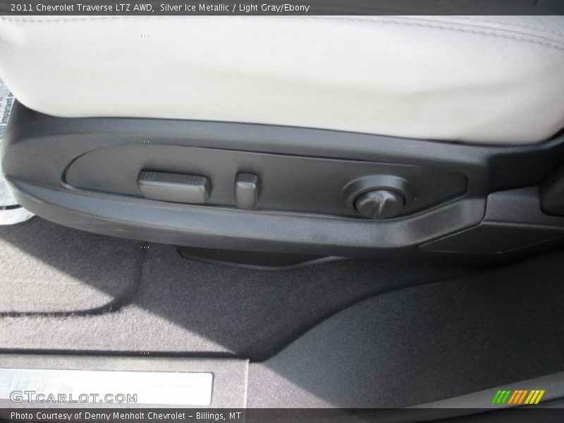 Silver Ice Metallic / Light Gray/Ebony 2011 Chevrolet Traverse LTZ AWD