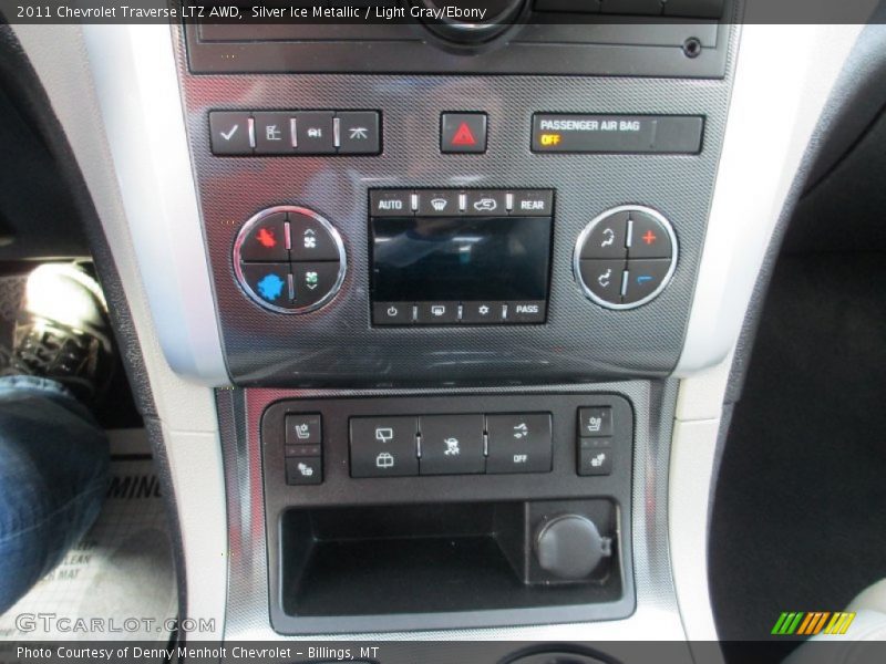 Silver Ice Metallic / Light Gray/Ebony 2011 Chevrolet Traverse LTZ AWD