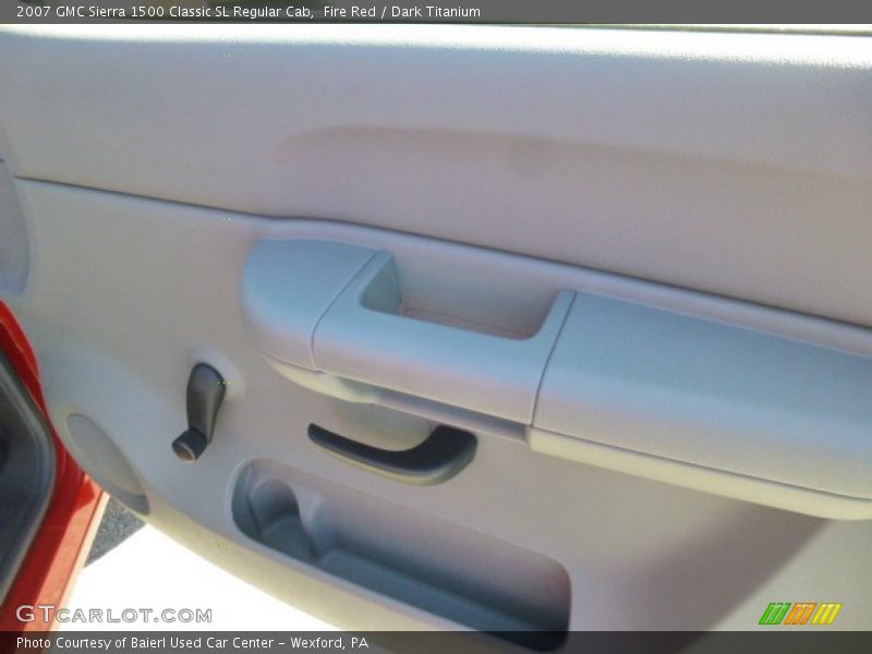 Fire Red / Dark Titanium 2007 GMC Sierra 1500 Classic SL Regular Cab