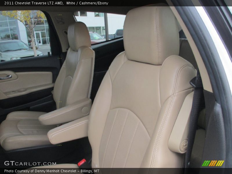 White / Cashmere/Ebony 2011 Chevrolet Traverse LTZ AWD