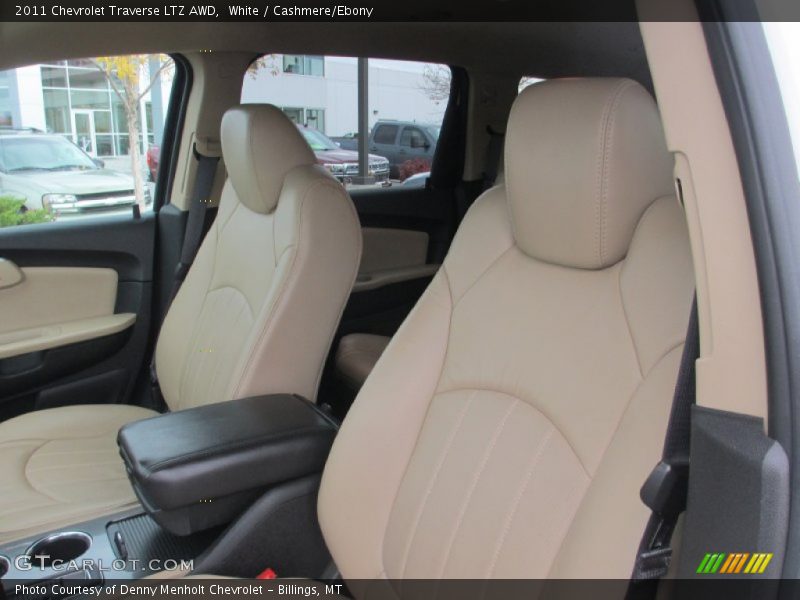 White / Cashmere/Ebony 2011 Chevrolet Traverse LTZ AWD