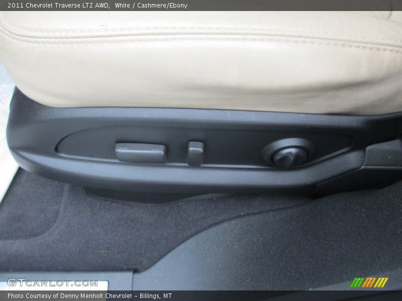 White / Cashmere/Ebony 2011 Chevrolet Traverse LTZ AWD