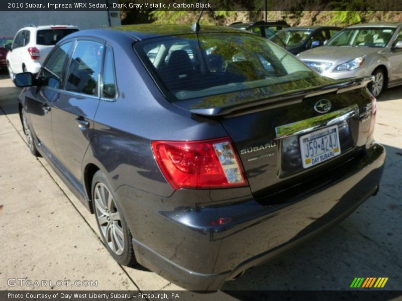 Dark Gray Metallic / Carbon Black 2010 Subaru Impreza WRX Sedan