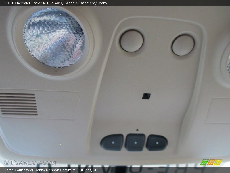 White / Cashmere/Ebony 2011 Chevrolet Traverse LTZ AWD