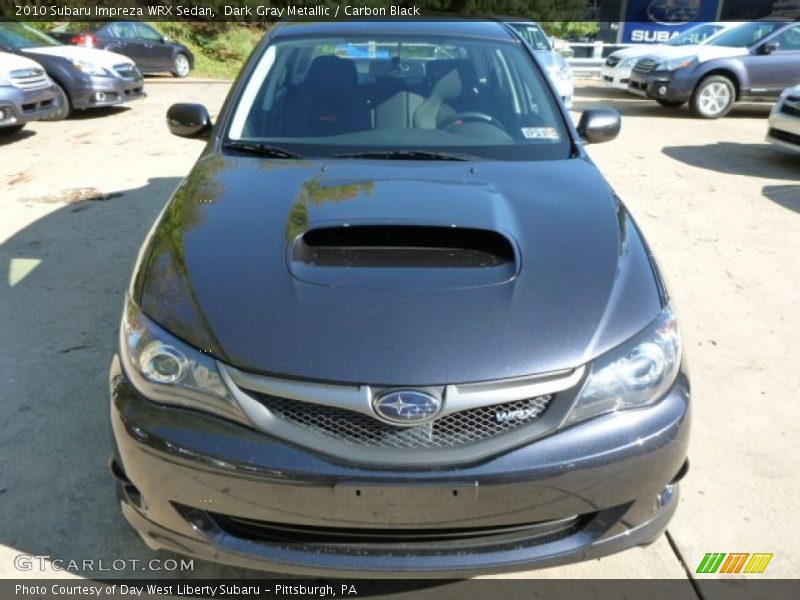 Dark Gray Metallic / Carbon Black 2010 Subaru Impreza WRX Sedan