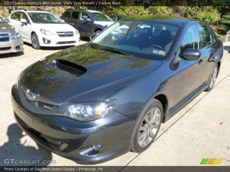 Dark Gray Metallic / Carbon Black 2010 Subaru Impreza WRX Sedan