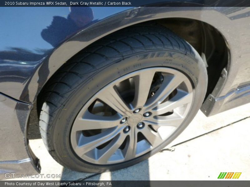 Dark Gray Metallic / Carbon Black 2010 Subaru Impreza WRX Sedan