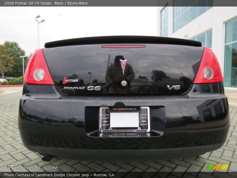 Black / Ebony Black 2008 Pontiac G6 V6 Sedan