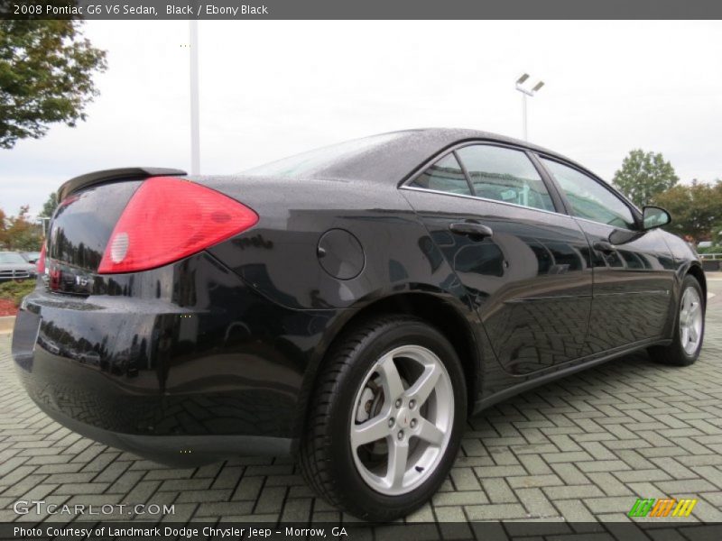 Black / Ebony Black 2008 Pontiac G6 V6 Sedan