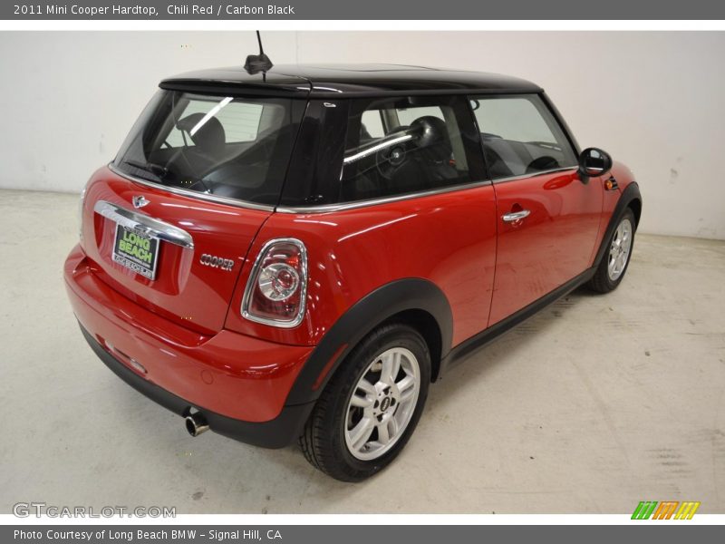 Chili Red / Carbon Black 2011 Mini Cooper Hardtop