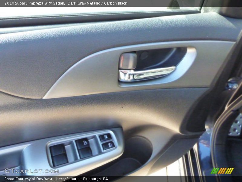 Dark Gray Metallic / Carbon Black 2010 Subaru Impreza WRX Sedan