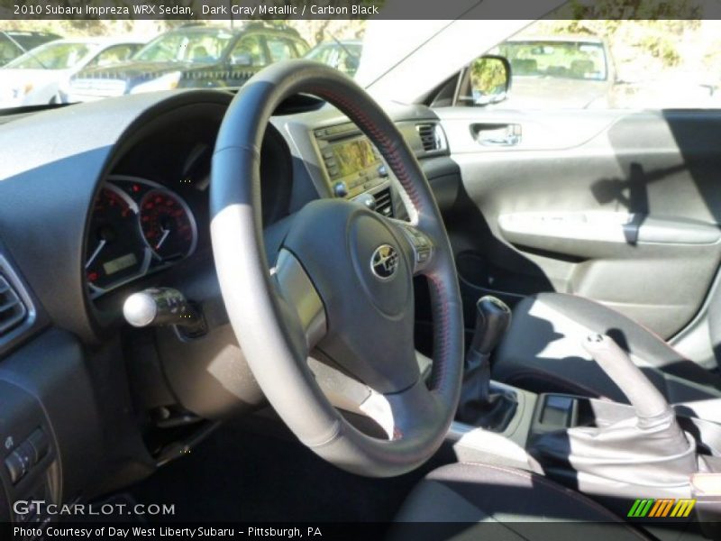 Dark Gray Metallic / Carbon Black 2010 Subaru Impreza WRX Sedan