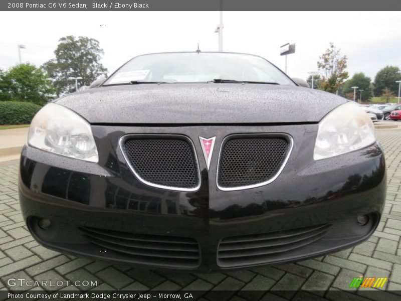 Black / Ebony Black 2008 Pontiac G6 V6 Sedan