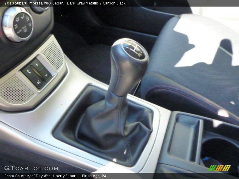 Dark Gray Metallic / Carbon Black 2010 Subaru Impreza WRX Sedan