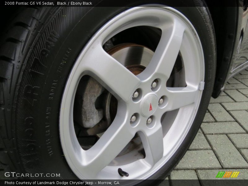 Black / Ebony Black 2008 Pontiac G6 V6 Sedan