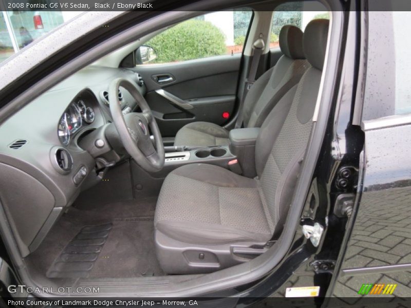 Black / Ebony Black 2008 Pontiac G6 V6 Sedan