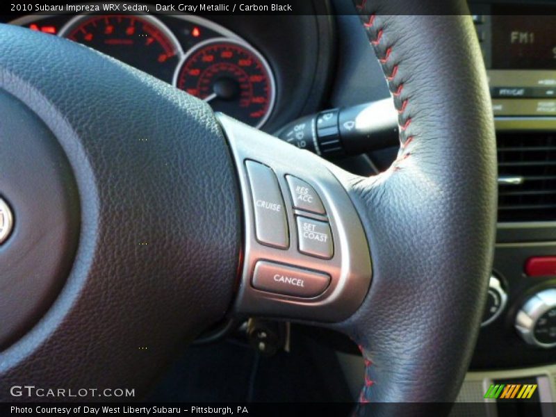 Dark Gray Metallic / Carbon Black 2010 Subaru Impreza WRX Sedan