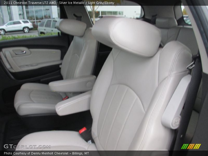Silver Ice Metallic / Light Gray/Ebony 2011 Chevrolet Traverse LTZ AWD