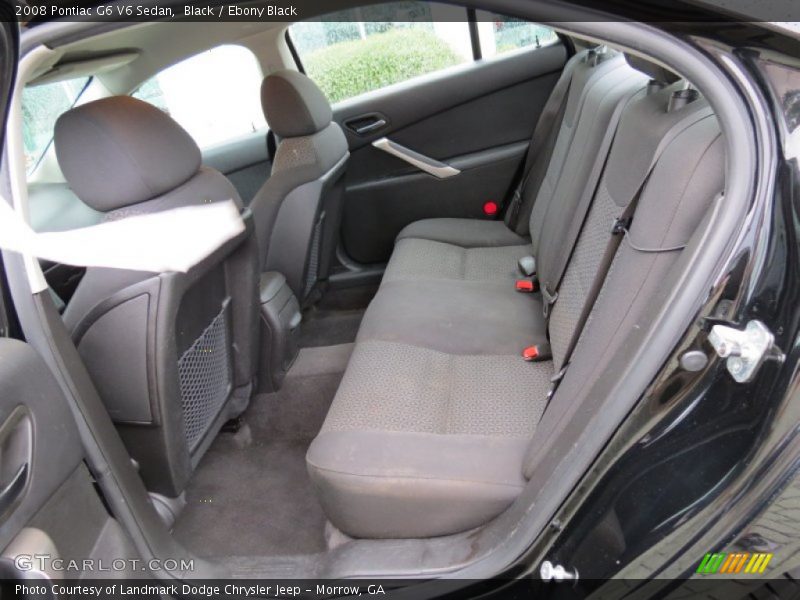 Black / Ebony Black 2008 Pontiac G6 V6 Sedan