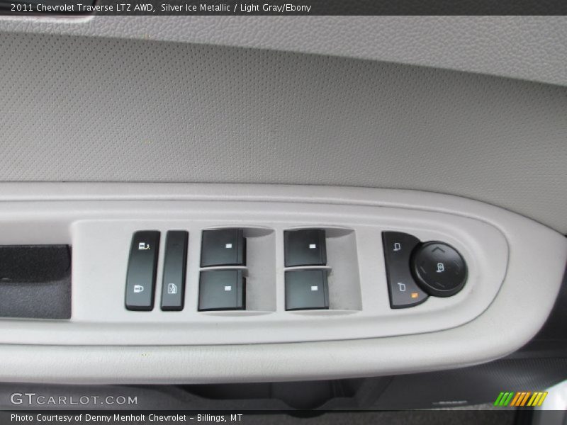 Silver Ice Metallic / Light Gray/Ebony 2011 Chevrolet Traverse LTZ AWD