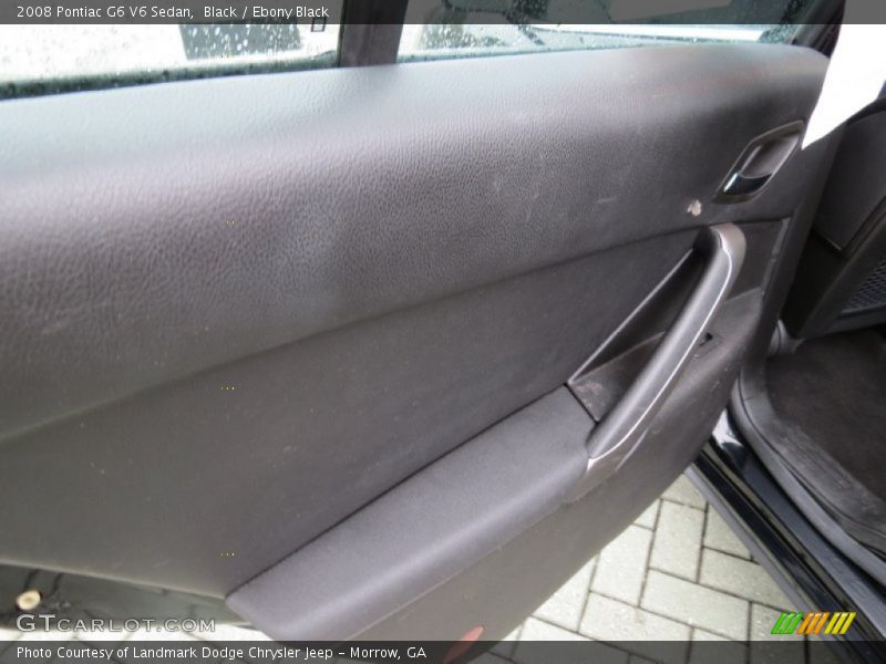 Black / Ebony Black 2008 Pontiac G6 V6 Sedan