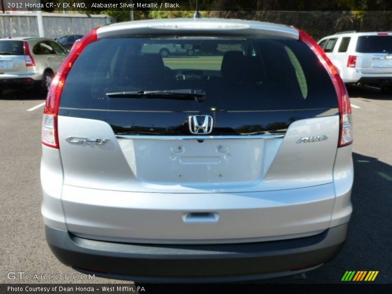 Alabaster Silver Metallic / Black 2012 Honda CR-V EX 4WD