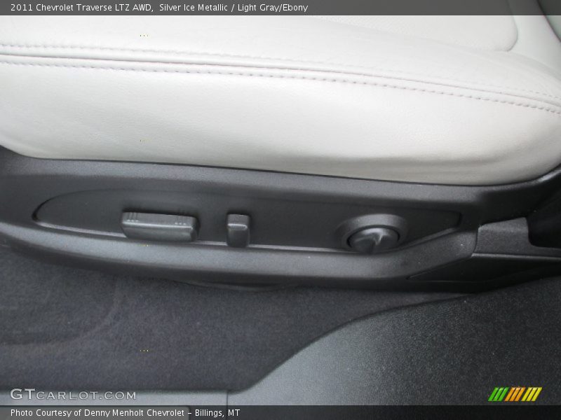 Silver Ice Metallic / Light Gray/Ebony 2011 Chevrolet Traverse LTZ AWD