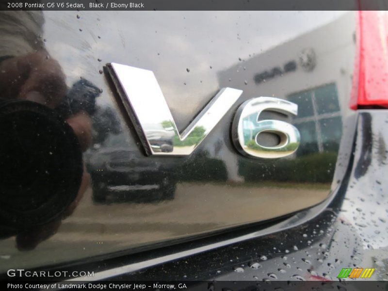 Black / Ebony Black 2008 Pontiac G6 V6 Sedan