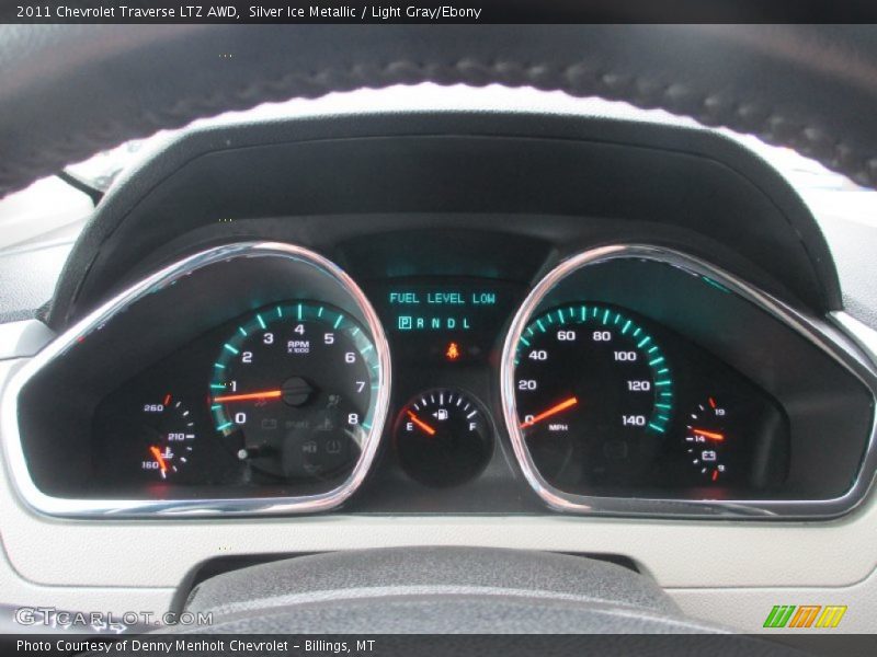 Silver Ice Metallic / Light Gray/Ebony 2011 Chevrolet Traverse LTZ AWD