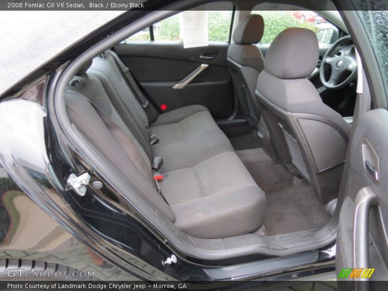 Black / Ebony Black 2008 Pontiac G6 V6 Sedan